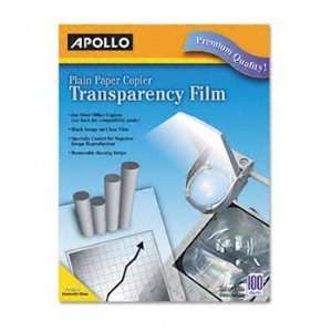  Apollo® Transparency Film TRANSFLM,RMVBLSTRP,100/BX (Pack 