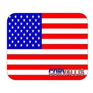  US Flag   Corvallis, Oregon (OR) Mouse Pad Everything 