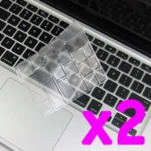  COSMOS ® 2 PCS Clear Ultra Thin TPU Soft keyboard Cover 