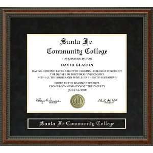 Santa Fe Community College (SFCC) Diploma Frame  Sports 