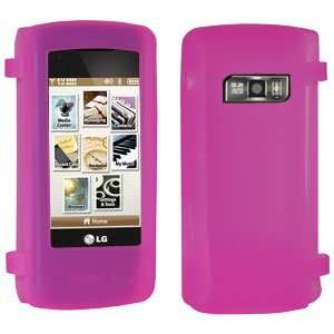   Hot Pink For Lg Env Touch Vx11000 Flexi Grip Pattern Slip On Home