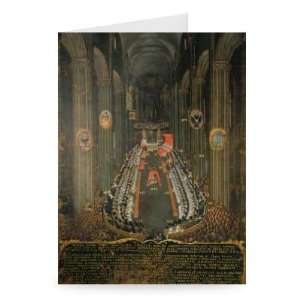 Closing session of the Council of Trent in   Greeting Card (Pack of 