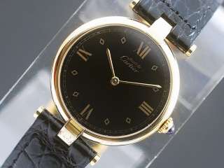 Cartier 18K Gold Vermeil Mens Watch Seldom worn  