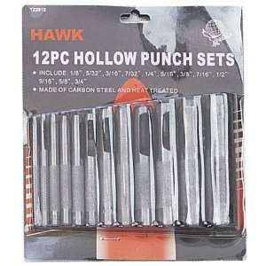  HOLLOW PUNCH 12PC/SET1/8 3/4TZ01 02912