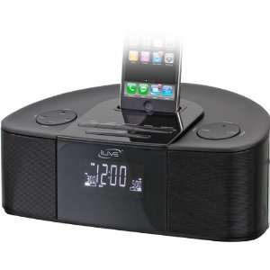  Intelli Set Clock Radio with AM/FM Radio and iPod/iPhone 