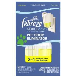 Febreze Noticeables, Pet Odor Eliminator, Dual Scented Oils, Clean and 