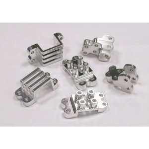   Team Integy Front or Rear Suspension Mount, Silver CR01 Toys & Games