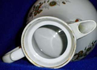 Vintage Porcelain KPM Coffee Pot with Blue Flowers  