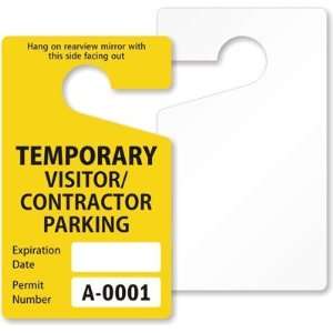   , Sequentially Numbered ToughTag Permit, 3 x 5