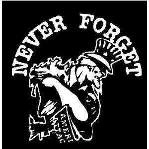  September 11th 911 Never Forget Decal Sticker Uncle Sam 