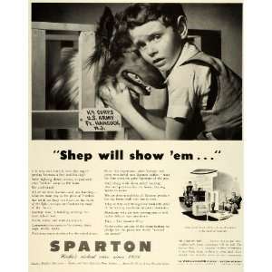  1943 Ad Sparks Withington Jackson Sparton Radio Wartime 