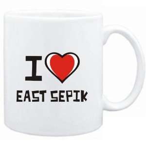  Mug White I love East Sepik  Cities