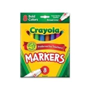  Crayola Regular Bold Markers  Assorted Colors   CYO587732 