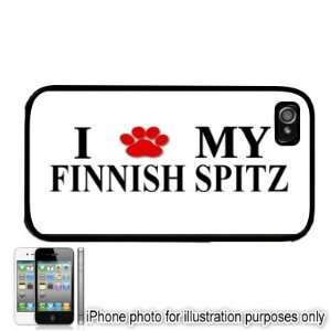  Finnish Spitz Paw Love Dog Apple iPhone 4 4S Case Cover 