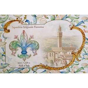   Fleur Florence Soap Set 4 X 4.4 Oz. From Italy