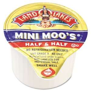  Mini Moo`s Creamers, Real Dairy Half & Half, 180/Carton 