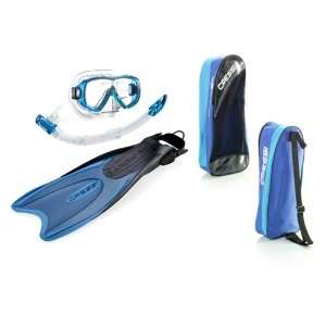  Cressi Sub Palau Bag Mask Fin Snorkel Set Sports 