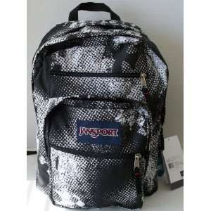    JanSport Big Student Backpack   Black White Fade