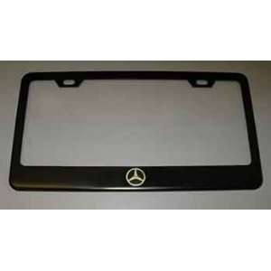  Mercedes Benz Logo Black License Plate Frame Everything 