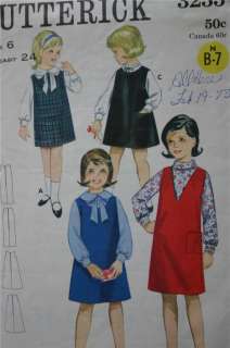 GIRLS JUMPER PATTERNS VARIETY STYLE SIZE 1 TO 6X  