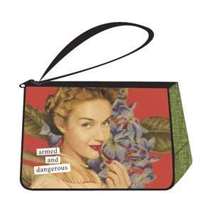  Anne Taintor   Armed And Dangerous Cosmetic Bag Health 