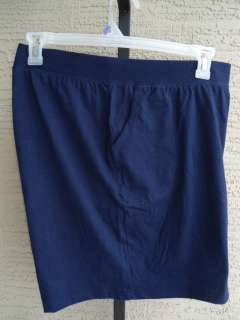 NEW WOMENS JUST MY SIZE RELAXED FIT STRETCH WAIST POCKET SHORTS NAVY 