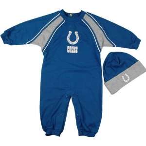  Indianapolis Colts Newborn Cotton Jersey and Hat Set 