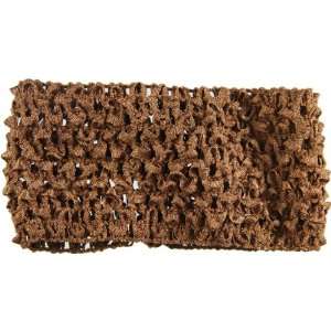  Brown Crochet Headband 1.5 Beauty