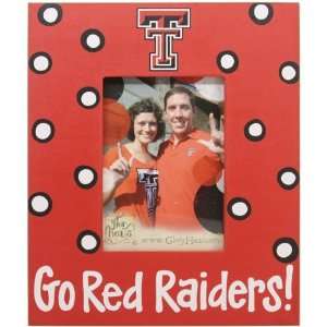  NCAA Texas Tech Red Raiders 5 x 7 Polka Dot Vertical 