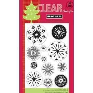  Hero Arts Clear Stamps, Snowflakes   899310 Patio, Lawn 