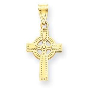  1/2in Celtic Cross   14kt Gold Jewelry