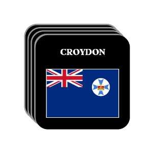  Queensland   CROYDON Set of 4 Mini Mousepad Coasters 