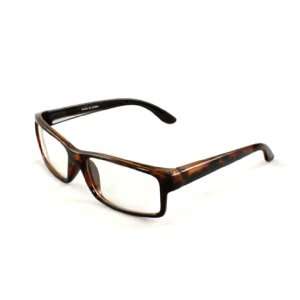  Rectangle Fashion Sunglasses 470 Black Leopard Frame Clear 