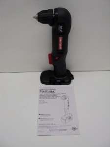 CRAFTSMAN 19.2 VOLT 3/8 CORDLESS RIGHT ANGLE DRILL DRIVER (TOOL ONLY 