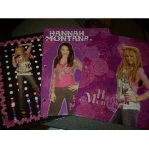  Hannah Montana Secret Star Set of (3) 3 hole Punched Two 