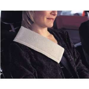 Fleece Seat Belt Pad 2 Pack   Taupe 