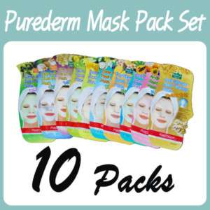 Purederm Soft creamy Mask pack facial mask 10packs  