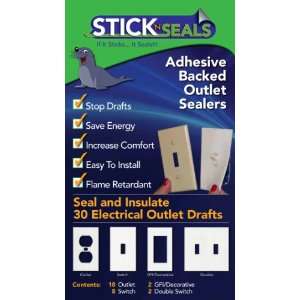  30 Pack Stick N Seal Outlet Sealers