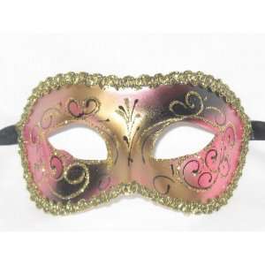  Pink Colombina Berta Venetian Mask