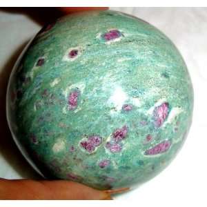  2.4 Ruby Fuchsite Ball   Healing Crystal Energy 