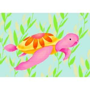  Maggie the Sea Turtle Canvas Reproduction