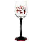Christopher Vine Lipstick Love Wine Glass WIN15 8830C Lolita
