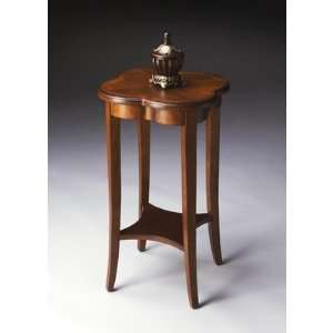  Masterpiece 16 Accent Table in Distressed Olive Ash Burl 
