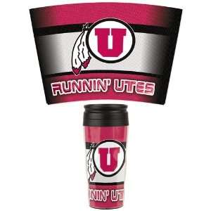  University Of Utah Travel Mug Contour 16oz. Everything 