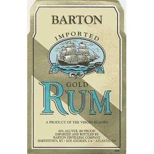  Barton Rum Dark 1.75L Grocery & Gourmet Food