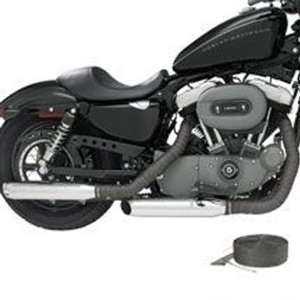 Harley Davidson Screamin Eagle Exhaust Wrap Kit Black/Midnight Gray 