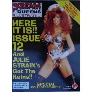 Scream Queens Illustrated Magazine # 12, 1996 Alternate Black Cover 