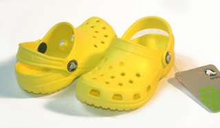 Crocs Kids Classic Cayman Burst Yellow All Size 4/C5~J3  