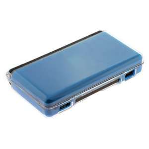 Blue Crystal Clear Case with Silicone Skin Cover + Reusable LCD Screen 