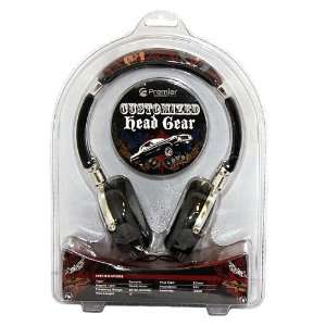   Premier Customized Head Gear Black   True Ryda Headphones Electronics